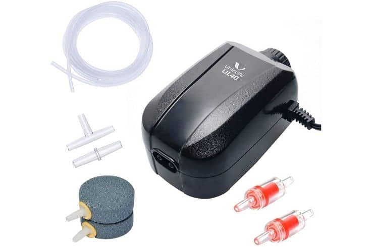 Uniclife Aquarium Air Pump Dual Outlet